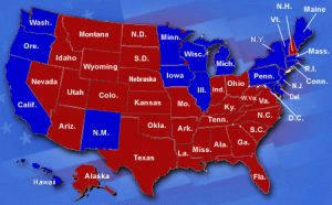 US 50 States Map